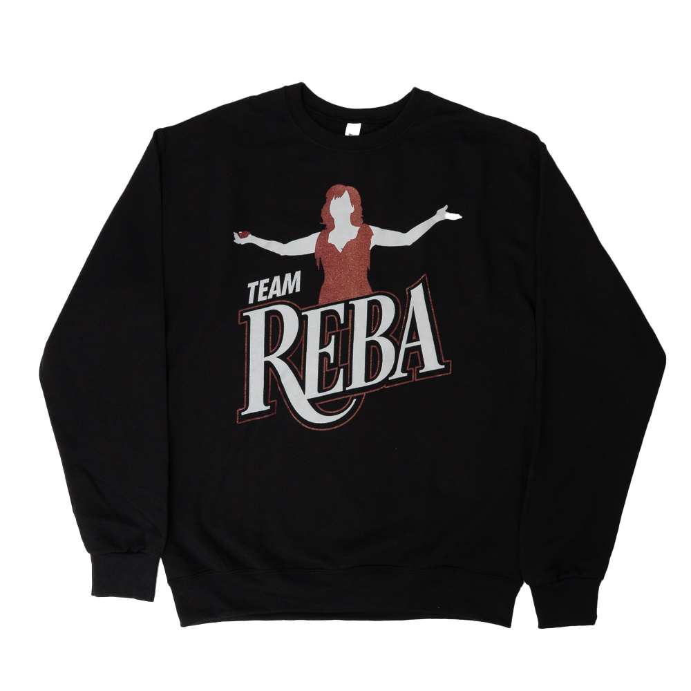 Team Reba Black Crewneck